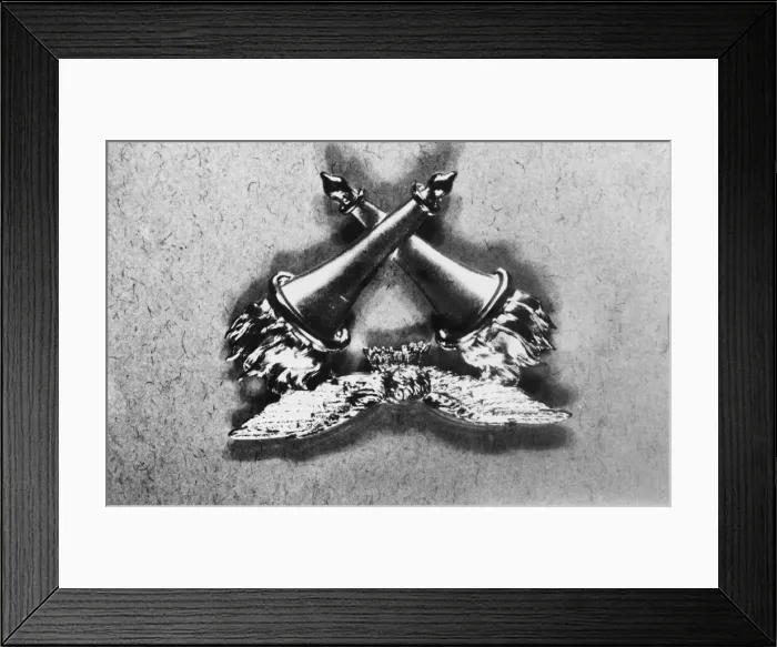 Framed Print : R. A. F. badge to be worn by officers of the Volunteer Reserve. 22nd February 1940 Framed Print : R. A. F. badge to be worn by officers of the Volunteer Reserve. 22nd February 1940