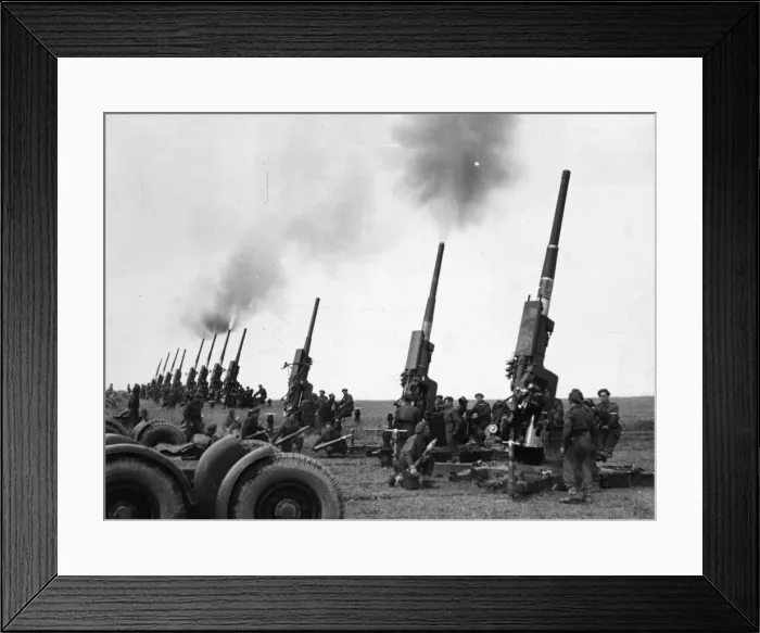 Framed Print : To celebrate 21st Army Groups victory over their German enemies