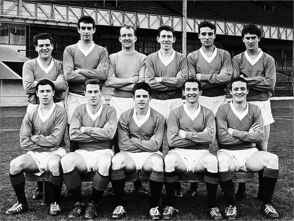 Rangers FC team line-up group season. Circa 1963-64 MSI