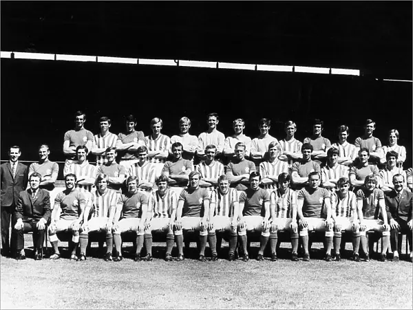 Rangers FC team line-up group season. Circa 1969-70 MSI