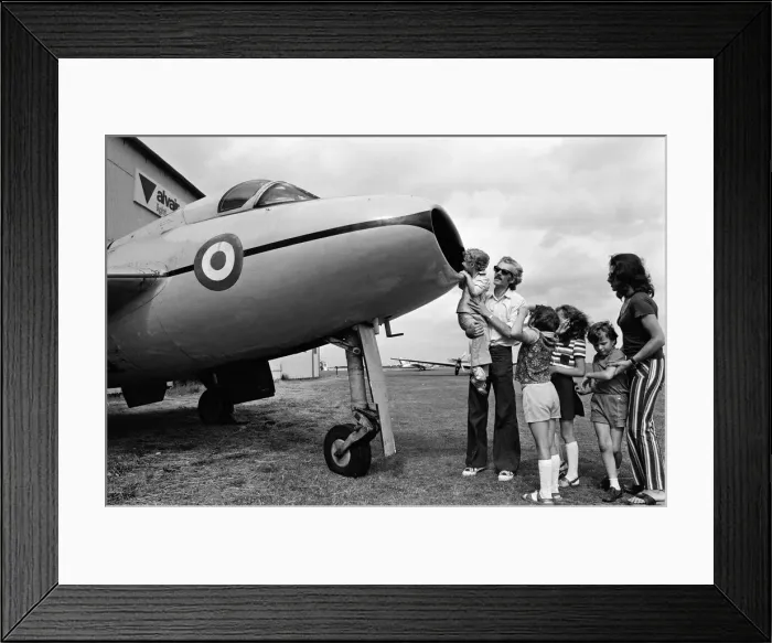 Framed Print : A Boulton Paul P. 111 on display at the Midland Air Museum in Baginton, Warwickshire