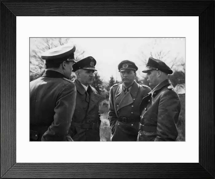 Framed Print : Representatives off Admiral Doenitz and Field Marshall Keitel visited 2nd Army Framed Print : Representatives off Admiral Doenitz and Field Marshall Keitel visited 2nd Army