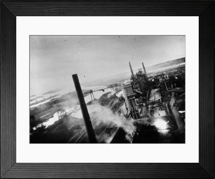 Framed Print : Two Douglas Boston Mark IIIs of RAF Bomber Command making a low level daylight attack Framed Print : Two Douglas Boston Mark IIIs of RAF Bomber Command making a low level daylight attack