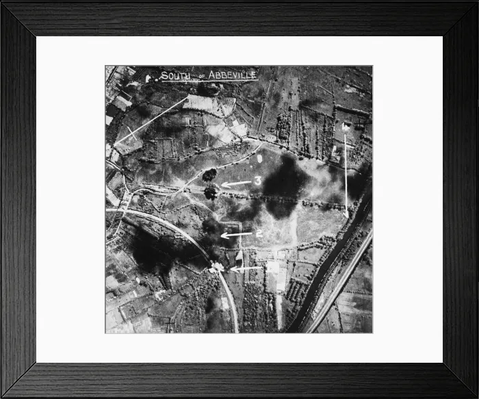 Framed Print : Blenheims attack shipyard at Le Trait. 30th July 1941