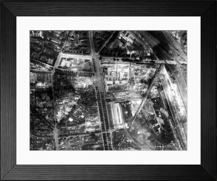 Framed Print : On the night of May 30th 1942, RAF Bomber Command carried out the heaviest air attack of Framed Print : On the night of May 30th 1942, RAF Bomber Command carried out the heaviest air attack of