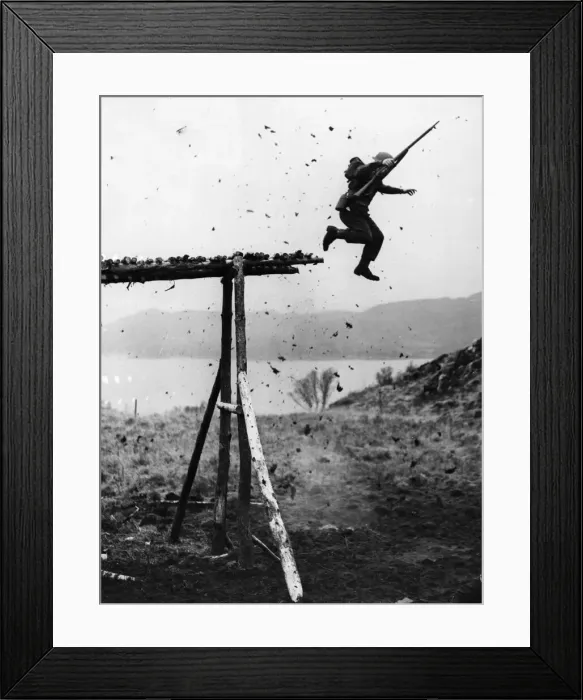 Framed Print : Men of the British Royal Navy play a big part in the activities of Combined Operations Framed Print : Men of the British Royal Navy play a big part in the activities of Combined Operations