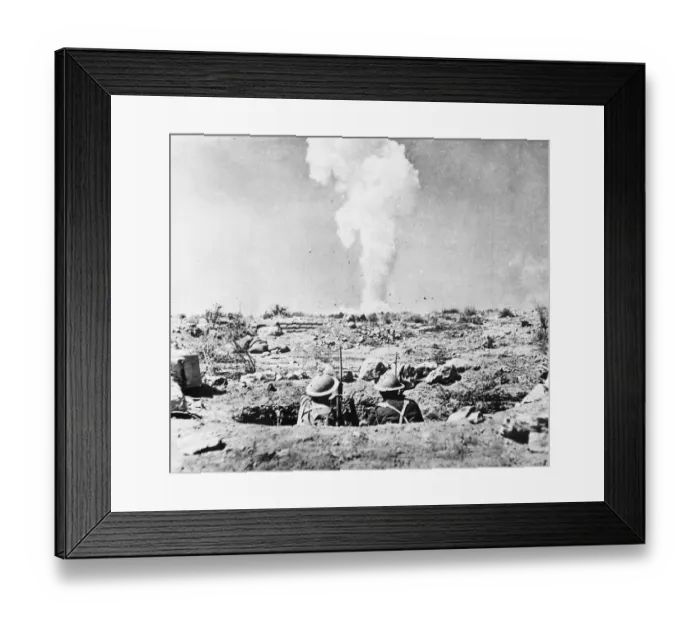 Framed Print : British & Allied Troops, Western Desert campaign, the Desert War Framed Print : British & Allied Troops, Western Desert campaign, the Desert War