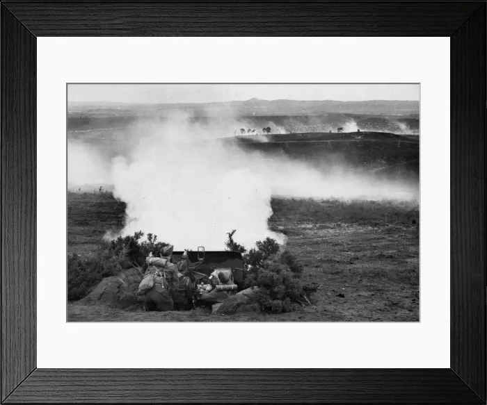Framed Print : The Prime Minister recently witnessed a tank demonstration in which he was shown Framed Print : The Prime Minister recently witnessed a tank demonstration in which he was shown