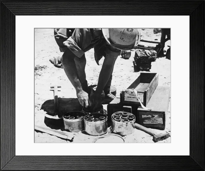 Framed Print : The Eighth Army was a field army formation of the British Army during the Second World Framed Print : The Eighth Army was a field army formation of the British Army during the Second World