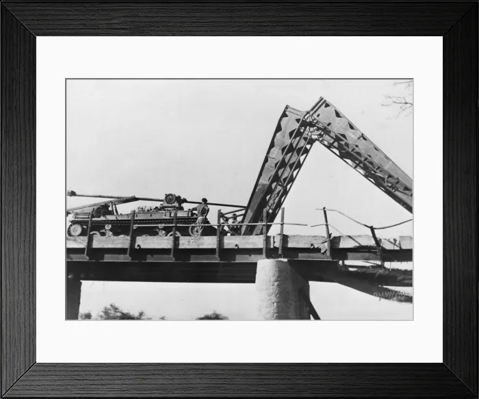 Framed Print : A Valentine bridgelayer of the 3rd Independent Bridge Building Company Framed Print : A Valentine bridgelayer of the 3rd Independent Bridge Building Company