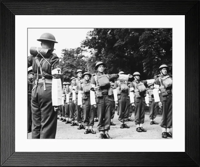 Framed Print : The new Traffic Control army. This series depicts the duties of a vast Framed Print : The new Traffic Control army. This series depicts the duties of a vast