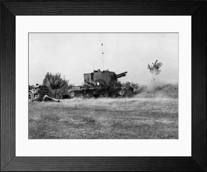 Framed Print : With the help of the Royal Navy, Allied troops are fighting their way forward Framed Print : With the help of the Royal Navy, Allied troops are fighting their way forward
