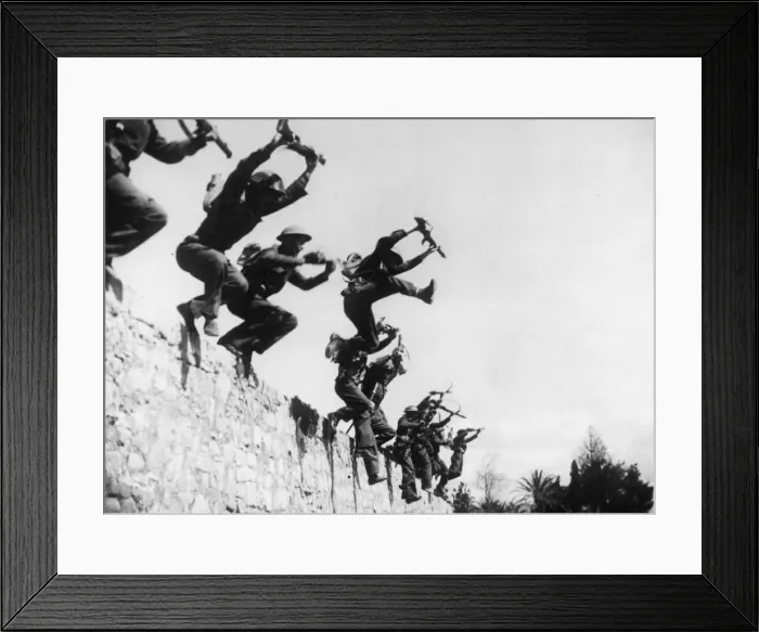 Framed Print : An intense assault course has recently been introduced in Cyprus