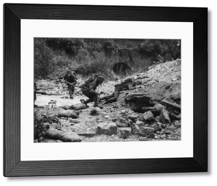 Framed Print : Officers who have received realistic toughening up training Framed Print : Officers who have received realistic toughening up training