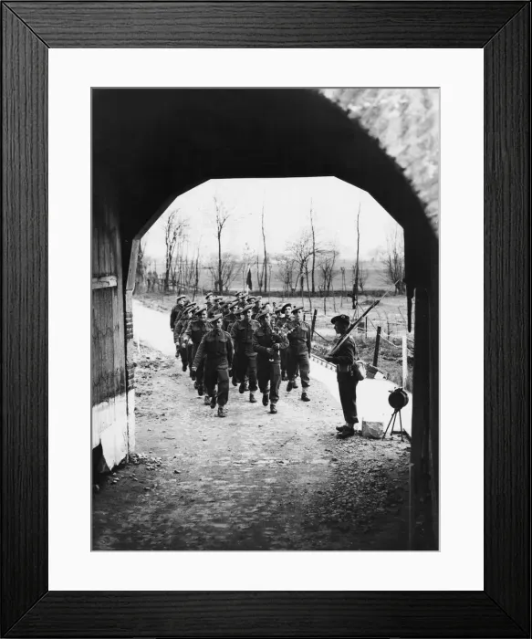 Framed Print : The Royal Scots Battalion This series of pictures depicts a day in the routine of a Framed Print : The Royal Scots Battalion This series of pictures depicts a day in the routine of a
