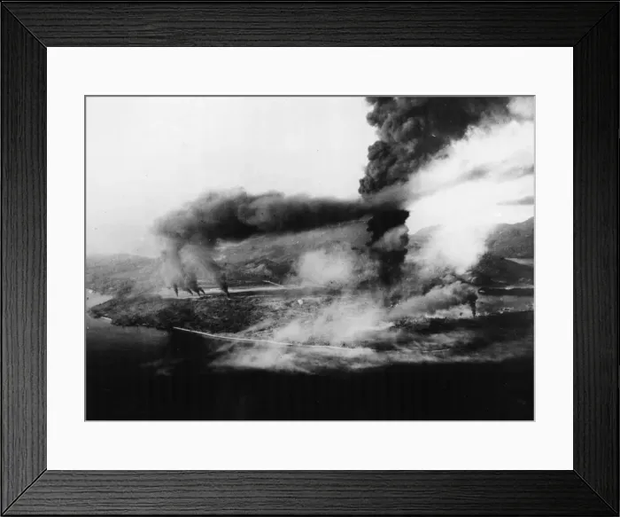Framed Print : First photographs of the Navys successful surprise raid on Sabang Framed Print : First photographs of the Navys successful surprise raid on Sabang