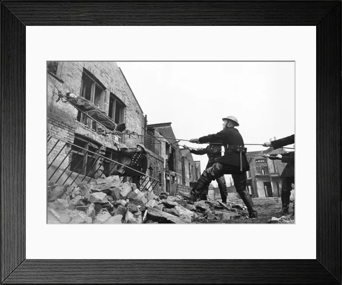 Framed Print : The National fire Service C'class division of the 36th area Framed Print : The National fire Service C'class division of the 36th area