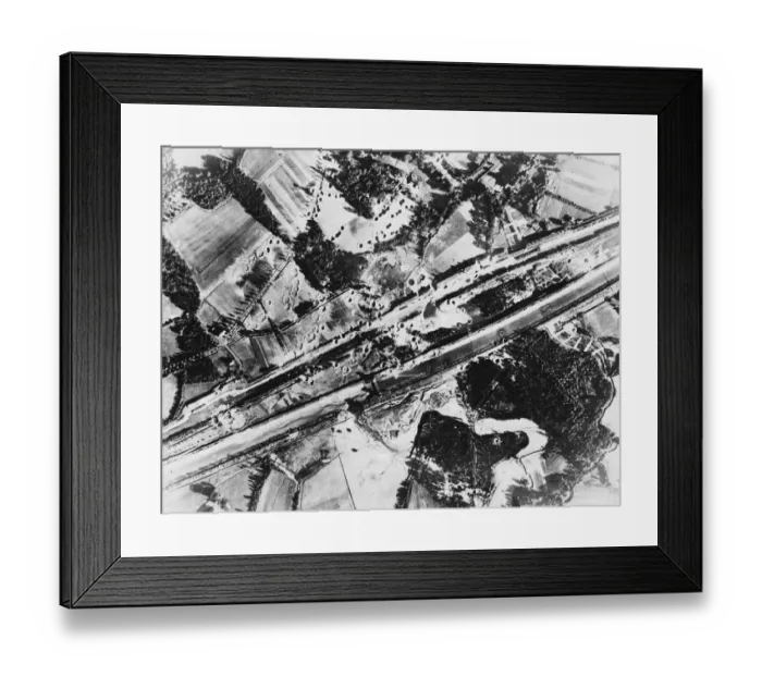 Framed Print : The Dortmund EMS Canal at Ladbergen was emptied when aircraft R. A. F Framed Print : The Dortmund EMS Canal at Ladbergen was emptied when aircraft R. A. F