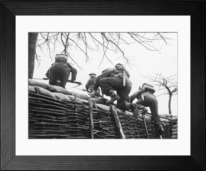 Framed Print : The Sherwood Foresters. A series of pictures taken with the Sherwood Foresters Framed Print : The Sherwood Foresters. A series of pictures taken with the Sherwood Foresters