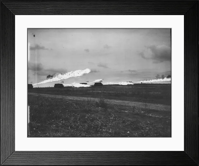 Framed Print : Among the equipment with which the British Army blasted its way into France Framed Print : Among the equipment with which the British Army blasted its way into France
