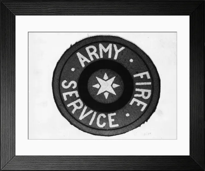Framed Print : This striking badge in red, yellow and blue has been authorised for all ranks of Framed Print : This striking badge in red, yellow and blue has been authorised for all ranks of