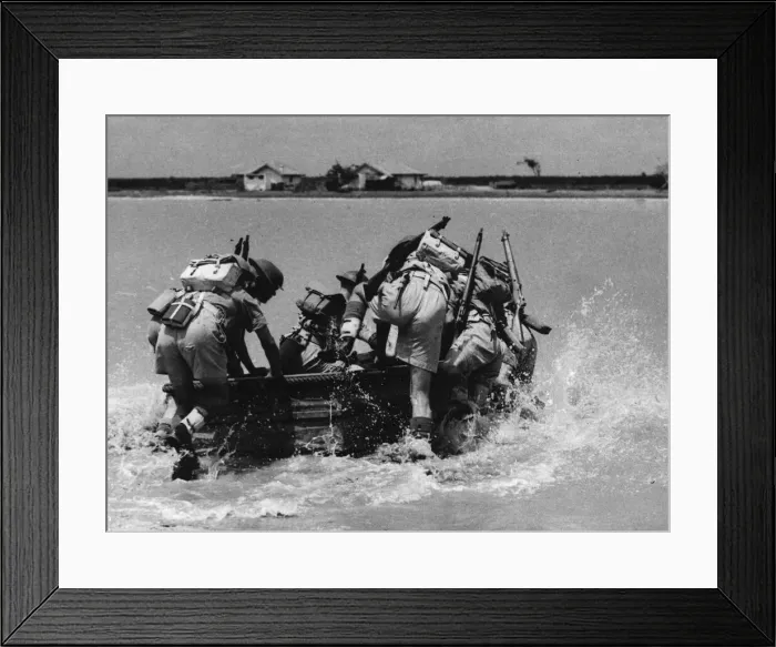 Framed Print : The 11th Battalion Royal Marines Battle course. Units of the Royal Marine Group Framed Print : The 11th Battalion Royal Marines Battle course. Units of the Royal Marine Group