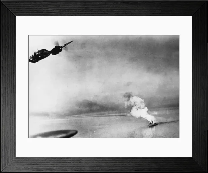 Framed Print : RAF Coastal Command Beaufighter Squadron. A Beaufighter strike wing of R. A. F