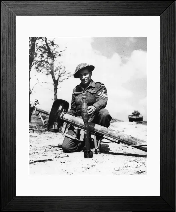 Framed Print : When the Canadians stormed a German strongpoint in Normandy many complete weapons fell Framed Print : When the Canadians stormed a German strongpoint in Normandy many complete weapons fell
