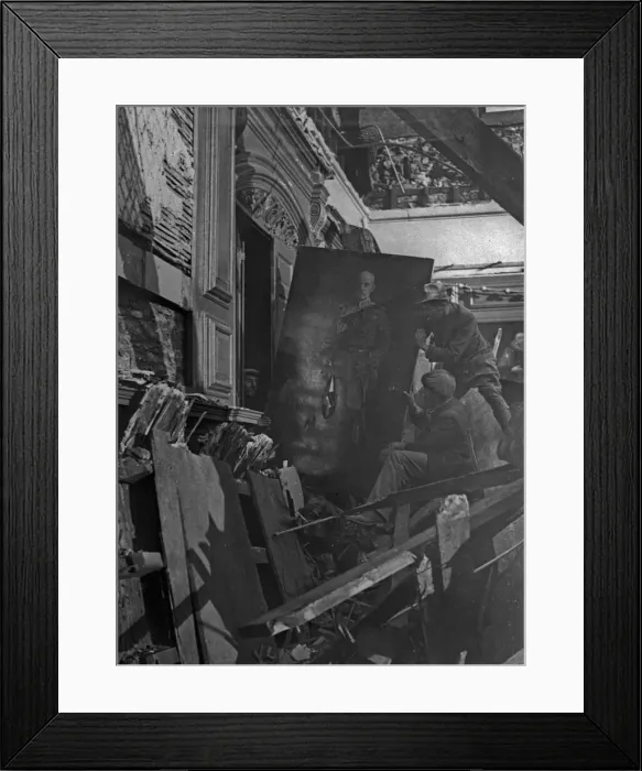 Framed Print : Paintings and belongings being recovered from the Merchant Venturers Hall in Prince Framed Print : Paintings and belongings being recovered from the Merchant Venturers Hall in Prince