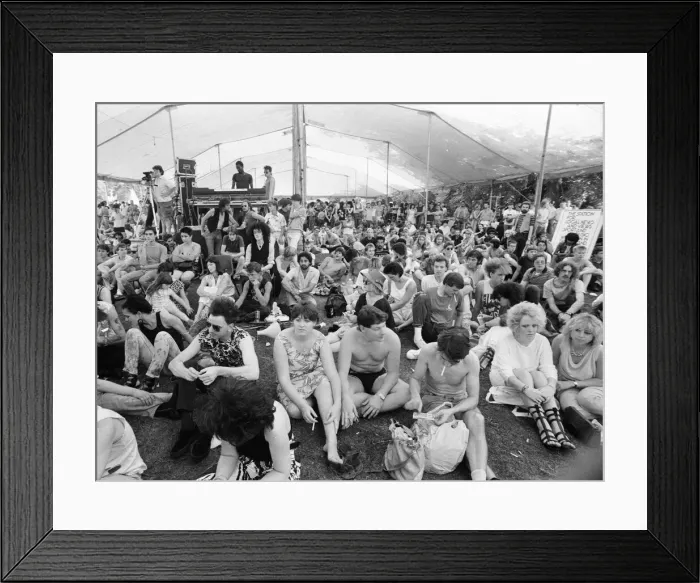 Framed Print : Abbey Park Music Festival, Leicester, Saturday 18th August 1984 Framed Print : Abbey Park Music Festival, Leicester, Saturday 18th August 1984
