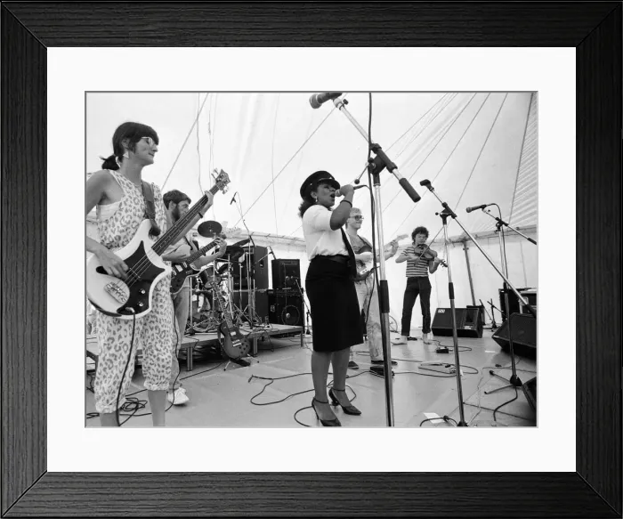 Framed Print : Abbey Park Music Festival, Leicester, Saturday 18th August 1984 Framed Print : Abbey Park Music Festival, Leicester, Saturday 18th August 1984