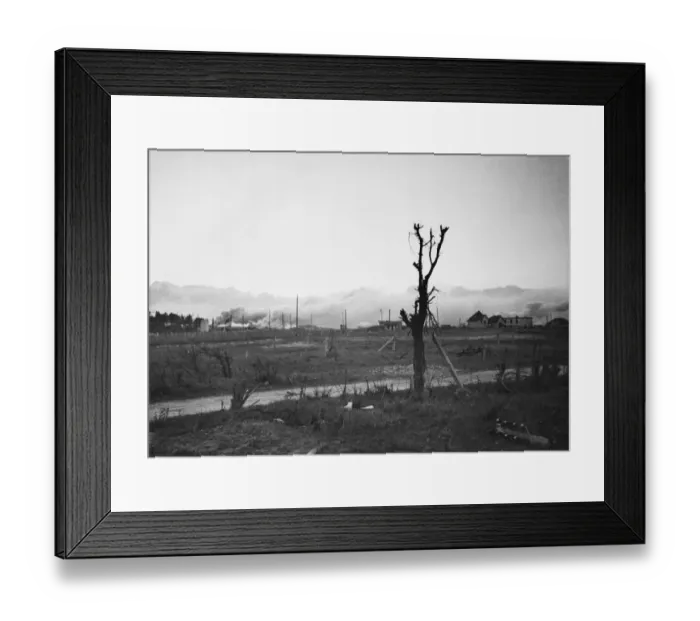 Framed Print : With Britches tanks and infantry pushing on in the new offensive launched near Caumont Framed Print : With Britches tanks and infantry pushing on in the new offensive launched near Caumont