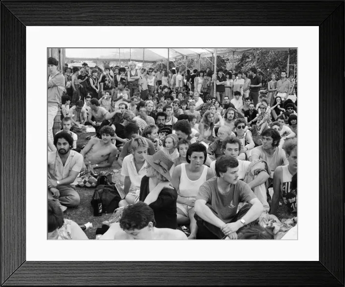 Framed Print : Abbey Park Music Festival, Leicester, Saturday 18th August 1984