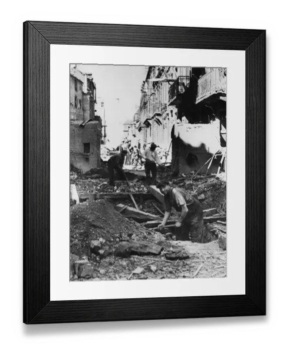 Framed Print : No sooner had the Germans found urgent business elsewhere than Dieppe townspeople rolled Framed Print : No sooner had the Germans found urgent business elsewhere than Dieppe townspeople rolled