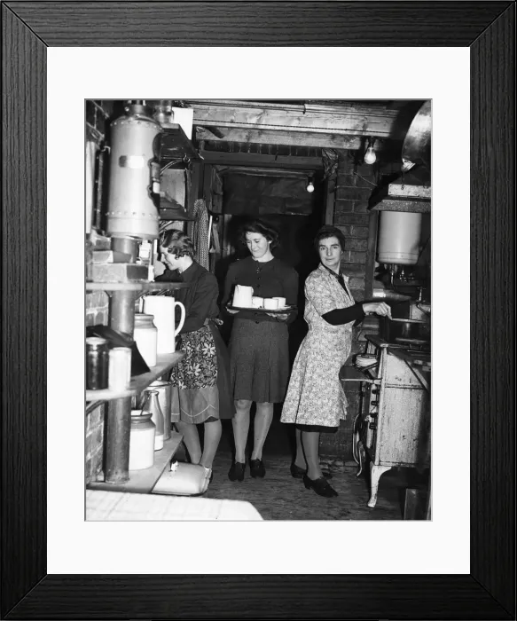 Framed Print : More than 5000 meals are served every week from this kitchen at the Stanley Palace forces Framed Print : More than 5000 meals are served every week from this kitchen at the Stanley Palace forces