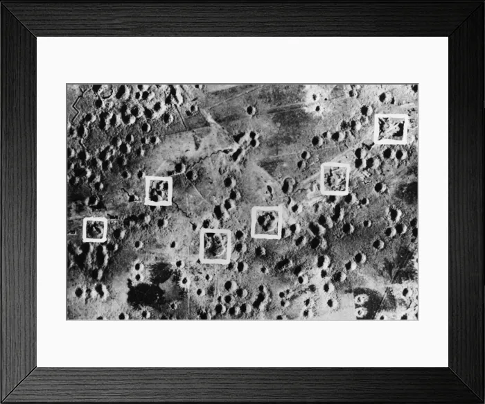 Framed Print : On the night of 27th May 1944, RAF Bomber Command attacked a six gun coastal defence Framed Print : On the night of 27th May 1944, RAF Bomber Command attacked a six gun coastal defence