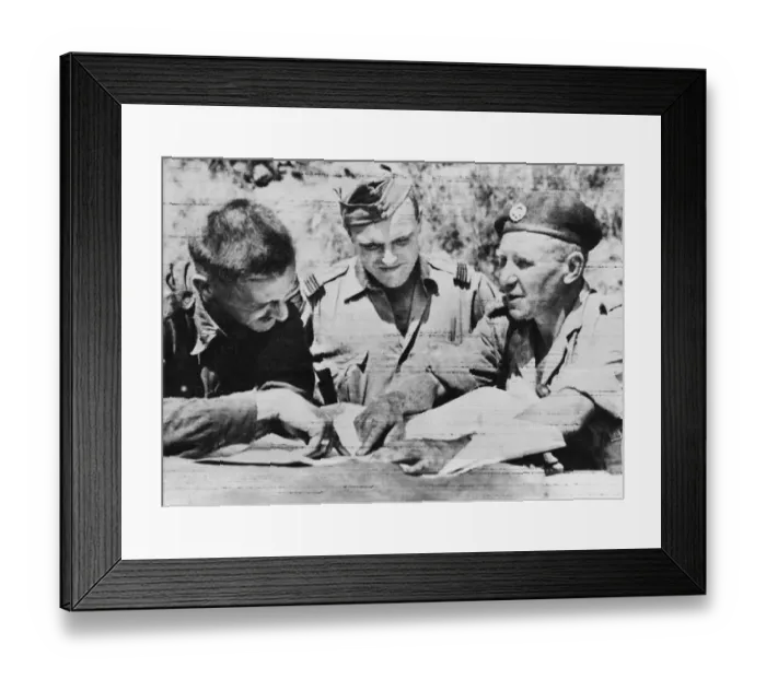 Framed Print : 8th and 5th armies meet in Italy. Lt. Charles Grant, US 5th army. Flight Lt D. E. C Framed Print : 8th and 5th armies meet in Italy. Lt. Charles Grant, US 5th army. Flight Lt D. E. C