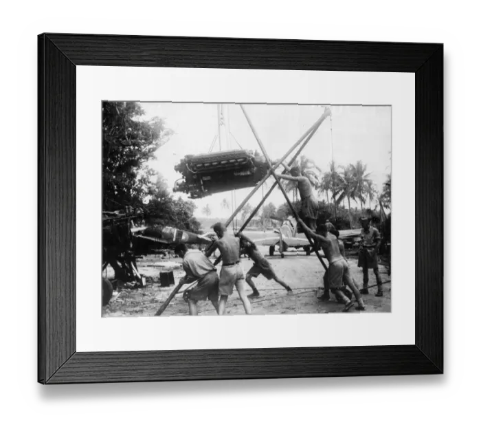 Framed Print : Picture taken at a New Zealand Air Force base in the Solomon Islands Framed Print : Picture taken at a New Zealand Air Force base in the Solomon Islands