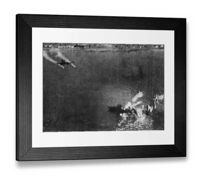 Framed Print : RAF Coastal Command Beaufighter Squadron. Rocket firing Beaufighters, of R. A. F