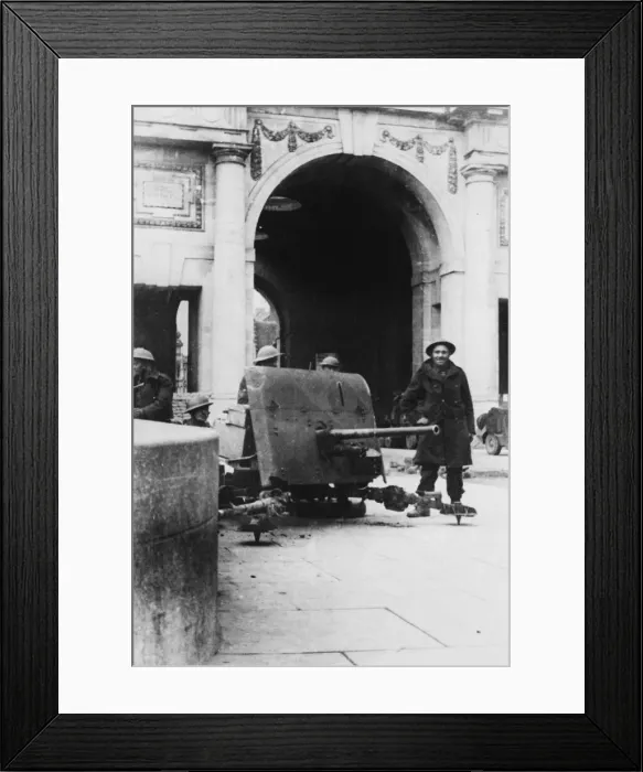 Framed Print : A last stand is a military situation where a (normally) small defensive force holds a Framed Print : A last stand is a military situation where a (normally) small defensive force holds a