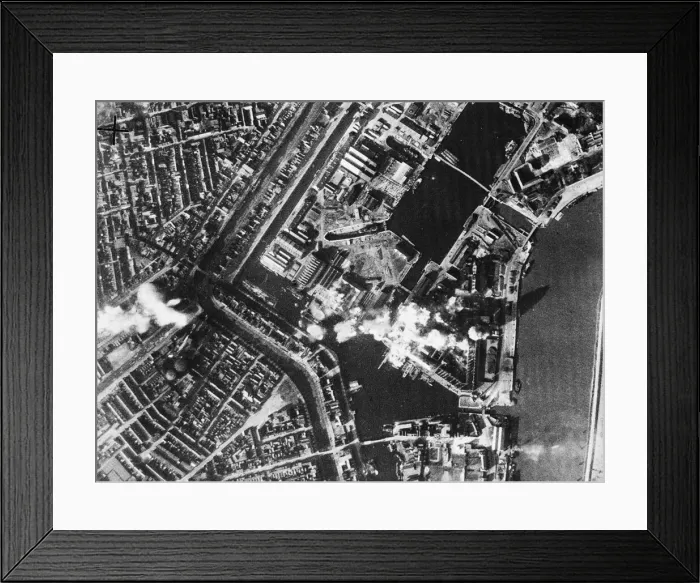 Framed Print : R. A. F. Ventura in daylight blitz on Den Helder. Ventura aircraft of R. A. F Framed Print : R. A. F. Ventura in daylight blitz on Den Helder. Ventura aircraft of R. A. F