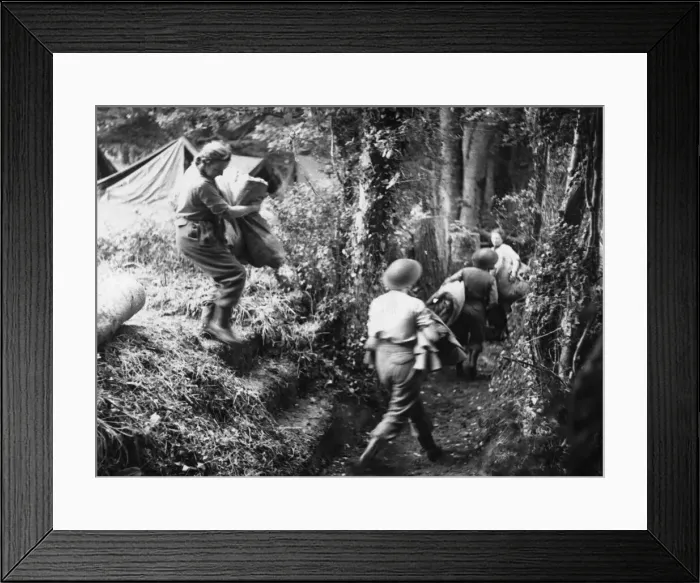 Framed Print : Queen Alexandra Imperial Military Nurses of the 79th General Field Hospital prepare their Framed Print : Queen Alexandra Imperial Military Nurses of the 79th General Field Hospital prepare their