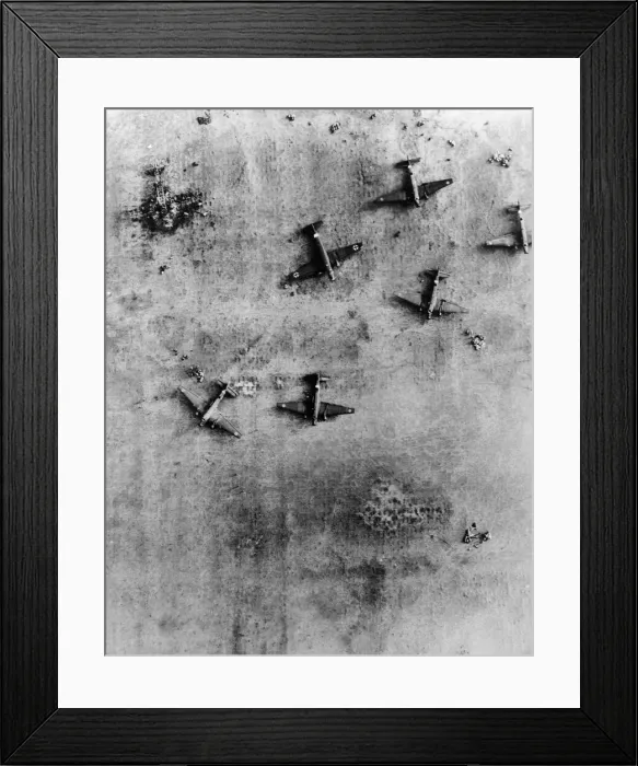 Framed Print : Pictures taken at Tunis Aerodrome on 12th November 1942 Framed Print : Pictures taken at Tunis Aerodrome on 12th November 1942