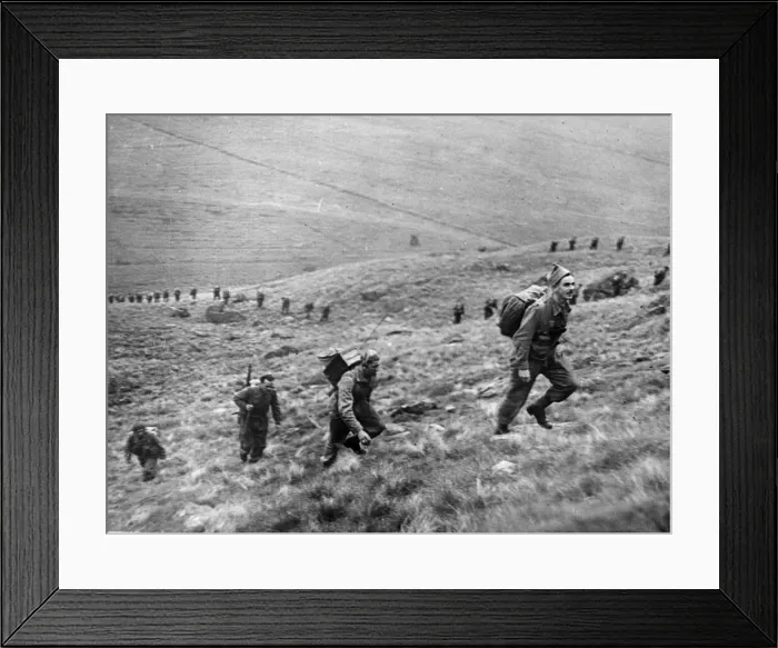 Framed Print : Invasion-trained Canadian forces, who made assault landings on Sicily in co-operation Framed Print : Invasion-trained Canadian forces, who made assault landings on Sicily in co-operation