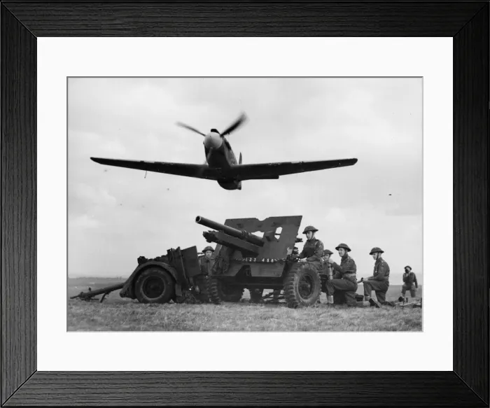 Framed Print : Land-Air co-operation is an essential of victory in this modern war of 3 elements