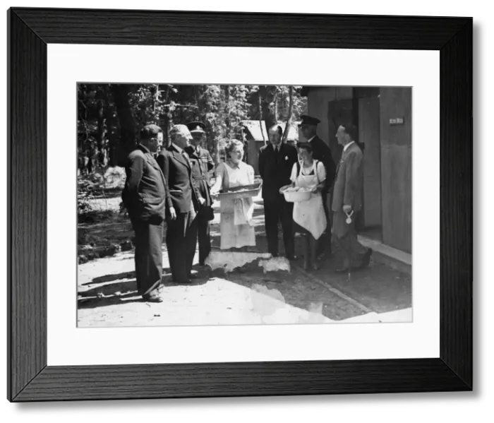 Framed Print : New Surrey training camp for part time fire fighters. New Parliamentary Secretary Framed Print : New Surrey training camp for part time fire fighters. New Parliamentary Secretary