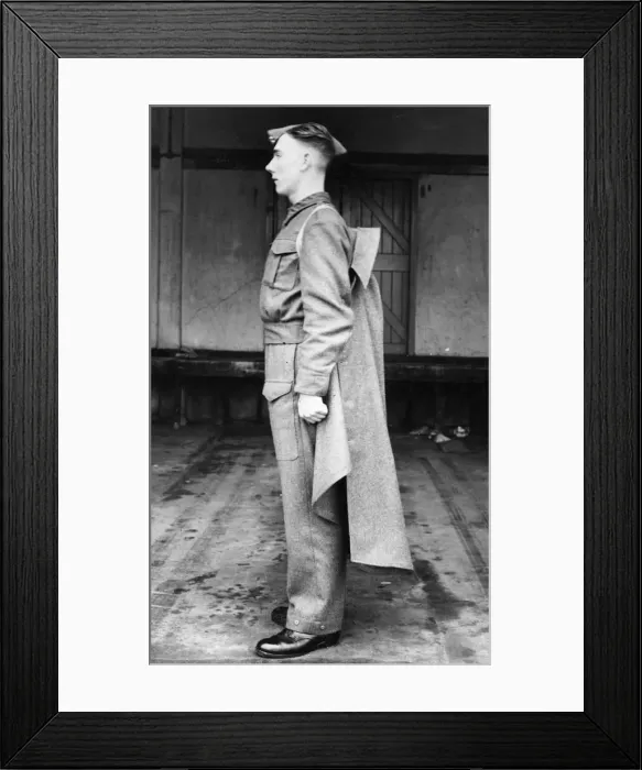 Framed Print : The war Office announces that 500, 000 capes will be delivered for issue to the Home Guard Framed Print : The war Office announces that 500, 000 capes will be delivered for issue to the Home Guard