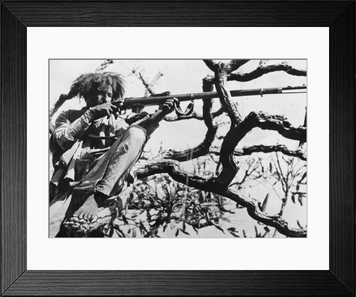 Framed Print : While British Troops under Lieutenant General Cunningham were occupying Addis Ababa Framed Print : While British Troops under Lieutenant General Cunningham were occupying Addis Ababa