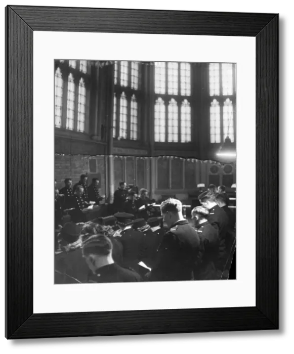 Framed Print : National Fire Service (NFS) in their own church within the fire station at St John Framed Print : National Fire Service (NFS) in their own church within the fire station at St John