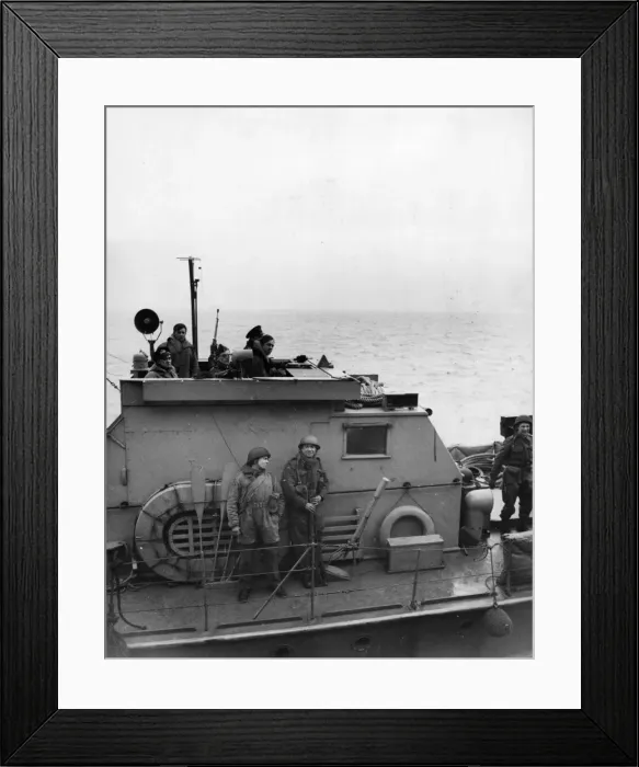 Framed Print : In a Combined Operation on the night 27th and 28th February 1942 Framed Print : In a Combined Operation on the night 27th and 28th February 1942
